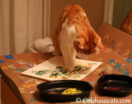 Quint Painting Autumn - 2013 © Colehaus Cats