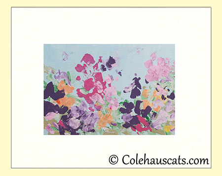 Quint's Full Spring painting - 2016 © Colehauscats.com