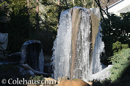 Upper pillar encased in ice - © Colehaus.com