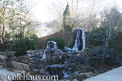 Our backyard fountain - © Colehaus.com