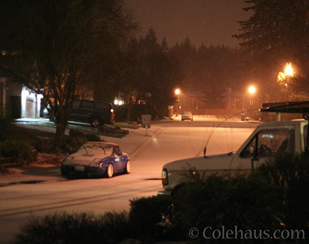 Our dusting of snow - © Colehaus.com