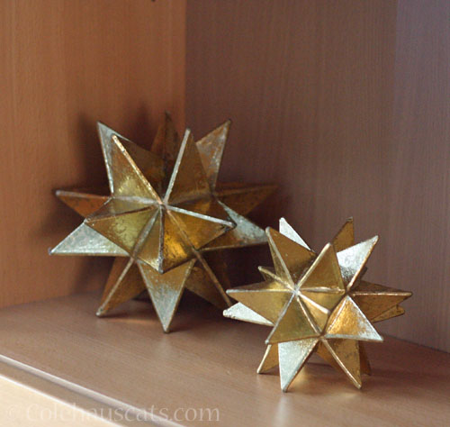 Paper Mache Monrovian stars, 2025 © Colehauscats.com